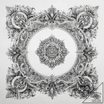 Tattoo sketch витиеватая рамка, tattoo flash… – tattoo sketch (№1759180965_0, 29.09.2025 21:22) — tattoovalue.net
