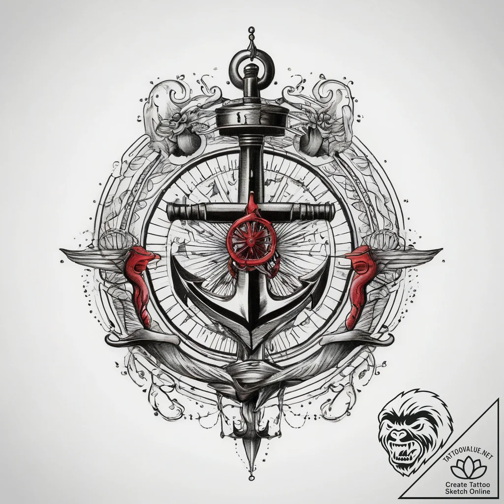 Other sports, ink illustration for tattoo, bl... - tattoo sketch (№1759181548_0, 29.09.2025 21:32) — tattoovalue.net