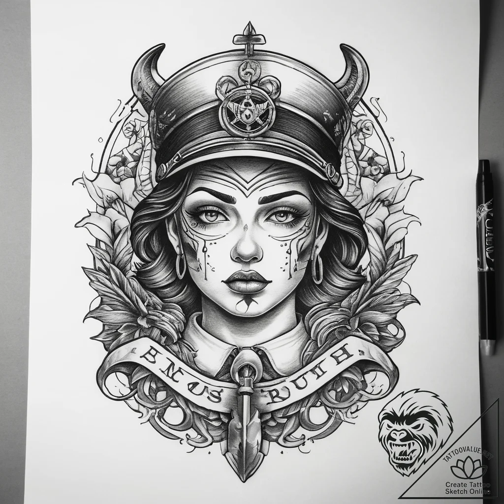 Tattoo sketch truth, tattoo flash sheet desig... - tattoo sketch (№1759183690_0, 29.09.2025 22:08) — tattoovalue.net