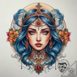 Tattoo sketch holy myth, artistic tattoo sket… – tattoo sketch (№1759187007_0, 29.09.2025 23:03) — tattoovalue.net