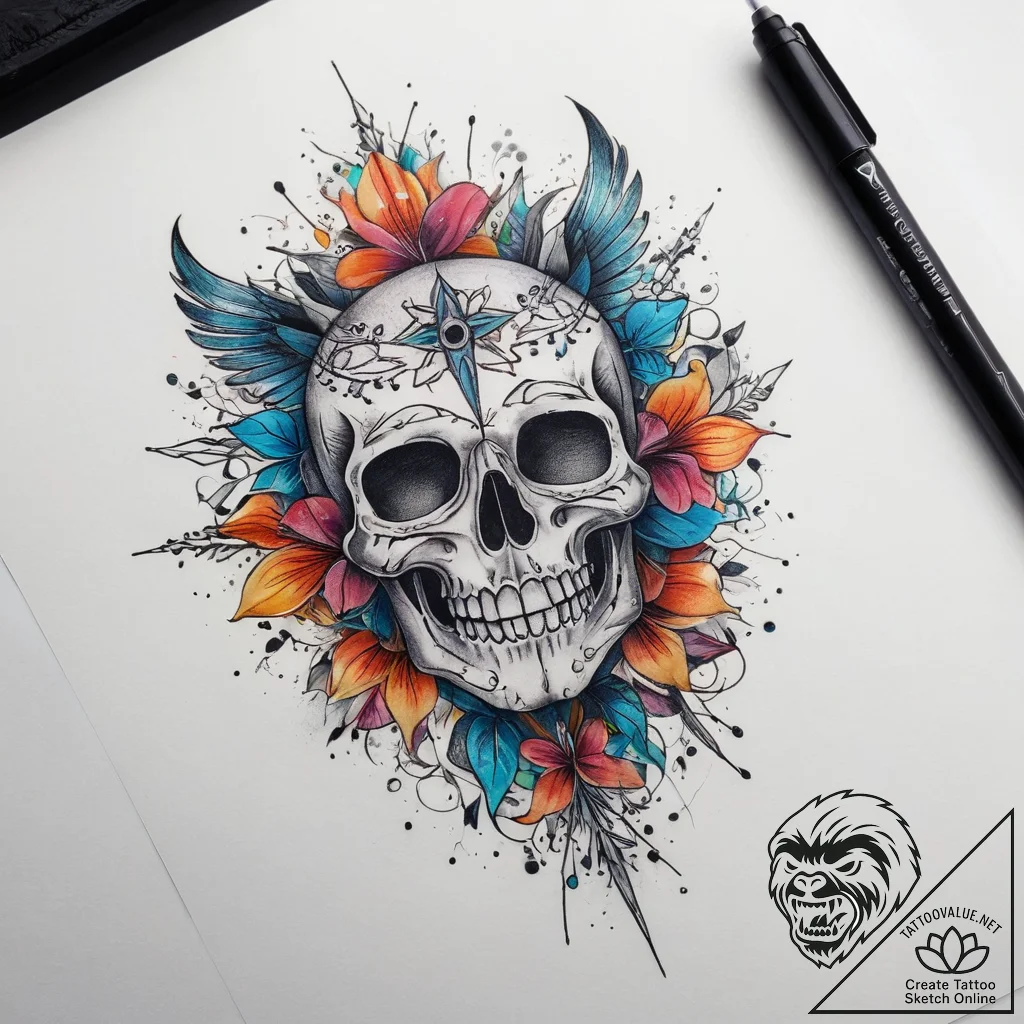 Tattoo sketch universe, ink illustration for... - tattoo sketch (№1759188373_0, 29.09.2025 23:26) — tattoovalue.net