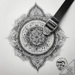 Tattoo sketch belt with a buckle, tattoo sket… – tattoo sketch (№1759188958_0, 29.09.2025 23:35) — tattoovalue.net