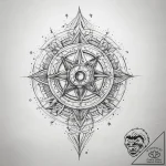 Tattoo sketch cosmic land, artistic tattoo sk… – tattoo sketch (№1759193059_0, 30.09.2025 00:44) — tattoovalue.net