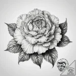 Tattoo sketch cauliflower flower – tattoo sketch (№1759193448_0, 30.09.2025 00:50) — tattoovalue.net