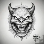 Tattoo sketch monster teeth tattoo, tattoo fl… – tattoo sketch (№1759193646_0, 30.09.2025 00:54) — tattoovalue.net
