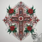 Tattoo sketch red, tattoo flash sheet design,… – tattoo sketch (№1759194614_0, 30.09.2025 01:10) — tattoovalue.net