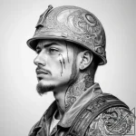 Tattoo sketch soldier at the reichstag, artis… – tattoo sketch (№1759195002_0, 30.09.2025 01:16) — tattoovalue.net