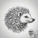 Tattoo sketch ежик, tattoo drawing outline, o… – tattoo sketch (№1759195973_0, 30.09.2025 01:32) — tattoovalue.net