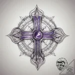 Tattoo sketch amethyst, tattoo line art, mute… – tattoo sketch (№1759196745_0, 30.09.2025 01:45) — tattoovalue.net
