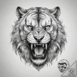 Tattoo sketch sabertooth fish, tattoo flash s… – tattoo sketch (№1759199073_0, 30.09.2025 02:24) — tattoovalue.net