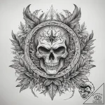 Tattoo sketch лес, tattoo line art, old schoo… – tattoo sketch (№1759200625_0, 30.09.2025 02:50) — tattoovalue.net