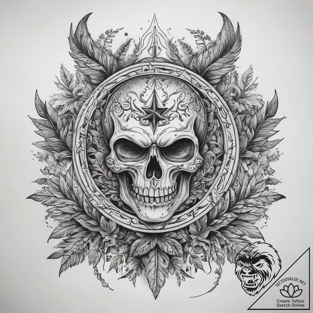 Tattoo sketch лес, tattoo line art, old schoo... - tattoo sketch (№1759200625_0, 30.09.2025 02:50) — tattoovalue.net