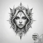 Tattoo sketch sky – tattoo sketch (№1759201209_0, 30.09.2025 03:00) — tattoovalue.net