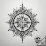 Tattoo sketch cosmic being, tattoo line art,… – tattoo sketch (№1759202955_0, 30.09.2025 03:29) — tattoovalue.net