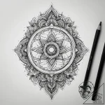 Tattoo sketch vintage mirror, tattoo drawing… – tattoo sketch (№1759205674_0, 30.09.2025 04:14) — tattoovalue.net