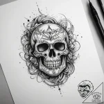 Tattoo sketch paint can with a splash, tattoo… – tattoo sketch (№1759207229_0, 30.09.2025 04:40) — tattoovalue.net