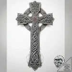 Tattoo sketch celtic cross with intricate kno… – tattoo sketch (№1759208198_0, 30.09.2025 04:56) — tattoovalue.net