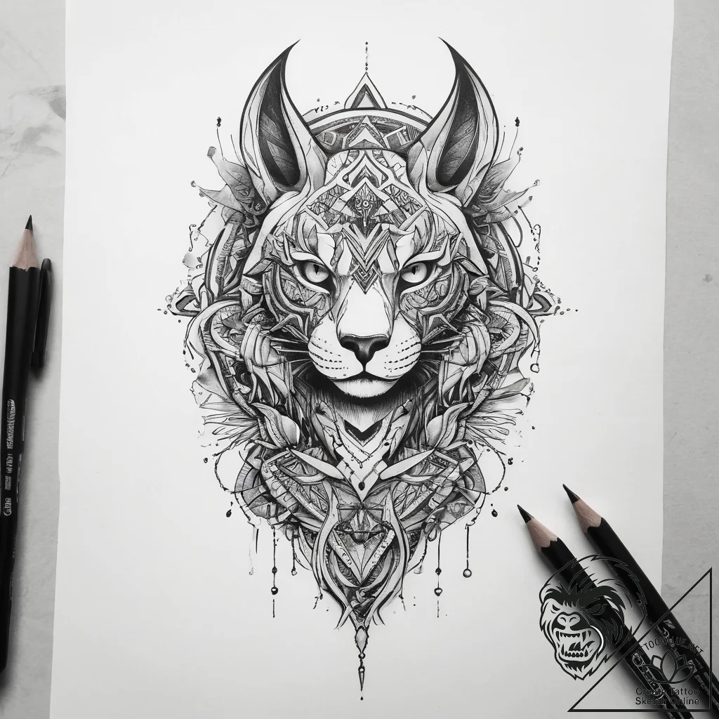 Tattoo sketch leg, artistic tattoo sketch, on... - tattoo sketch (№1759208586_0, 30.09.2025 05:03) — tattoovalue.net