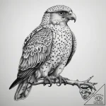 Tattoo sketch goshawk, tattoo drawing outline… – tattoo sketch (№1759210140_0, 30.09.2025 05:29) — tattoovalue.net