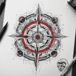 Tattoo sketch cosmic universe, artistic tatto… – tattoo sketch (№1759210724_0, 30.09.2025 05:38) — tattoovalue.net