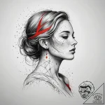 Tattoo sketch virgo constellation, ink illust… – tattoo sketch (№1759212089_0, 30.09.2025 06:01) — tattoovalue.net