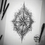 Tattoo sketch broken glass tattoo, artistic t… – tattoo sketch (№1759216385_0, 30.09.2025 07:13) — tattoovalue.net