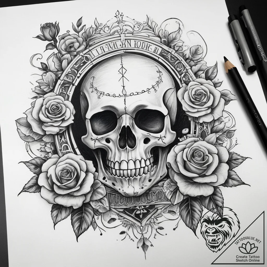 Tattoo sketch узор в виде скелета, tattoo ske... - tattoo sketch (№1759216970_0, 30.09.2025 07:22) — tattoovalue.net
