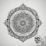 Tattoo sketch cosmic ground, concept art for… – tattoo sketch (№1759222122_0, 30.09.2025 08:48) — tattoovalue.net
