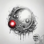 Tattoo sketch planet rings, artistic tattoo s… – tattoo sketch (№1759223700_0, 30.09.2025 09:15) — tattoovalue.net