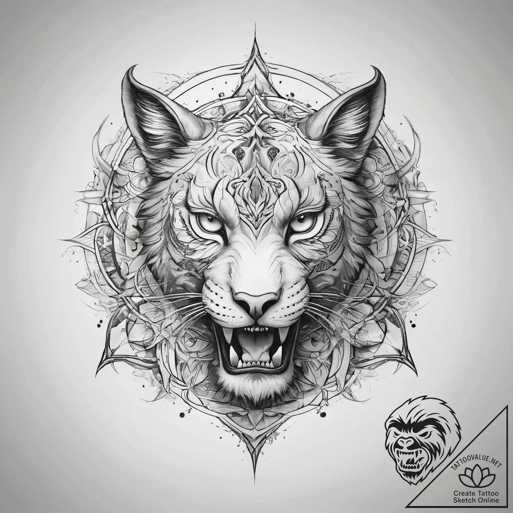 Tattoo sketch quest - tattoo sketch (№1759223895_0, 30.09.2025 09:18) — tattoovalue.net