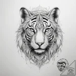 Tattoo sketch divine animal – tattoo sketch (№1759227820_0, 30.09.2025 10:23) — tattoovalue.net