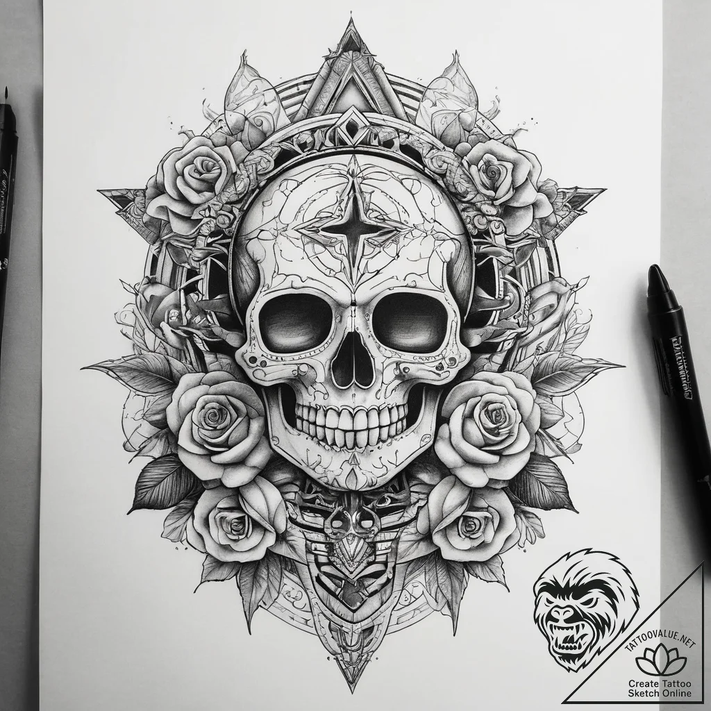 Tattoo sketch cosmic entity, tattoo line art,... - tattoo sketch (№1759229998_0, 30.09.2025 10:59) — tattoovalue.net