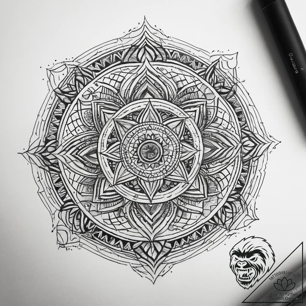 Tattoo sketch sky, tattoo flash sheet design,... - tattoo sketch (№1759232216_0, 30.09.2025 11:36) — tattoovalue.net