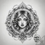 Tattoo sketch sacred lore, tattoo flash sheet… – tattoo sketch (№1759232798_0, 30.09.2025 11:46) — tattoovalue.net