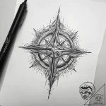 Tattoo sketch cosmic light, ink illustration… – tattoo sketch (№1759233391_0, 30.09.2025 11:56) — tattoovalue.net