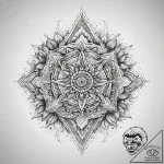 Tattoo sketch geometric узоры, ink illustrati… – tattoo sketch (№1759234955_0, 30.09.2025 12:22) — tattoovalue.net