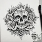 Tattoo sketch stargazer, tattoo sketch design… – tattoo sketch (№1759235346_0, 30.09.2025 12:29) — tattoovalue.net