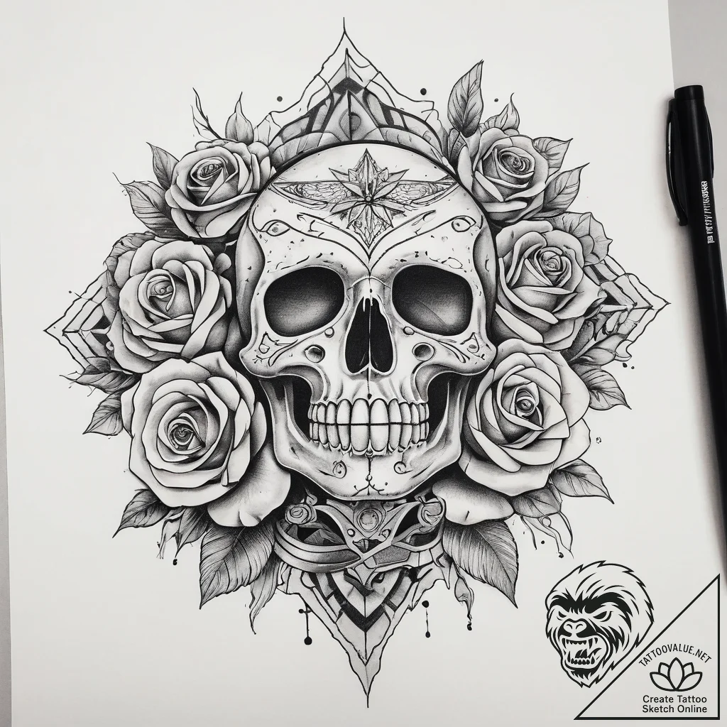 Tattoo sketch stargazer, tattoo sketch design... - tattoo sketch (№1759235346_0, 30.09.2025 12:29) — tattoovalue.net