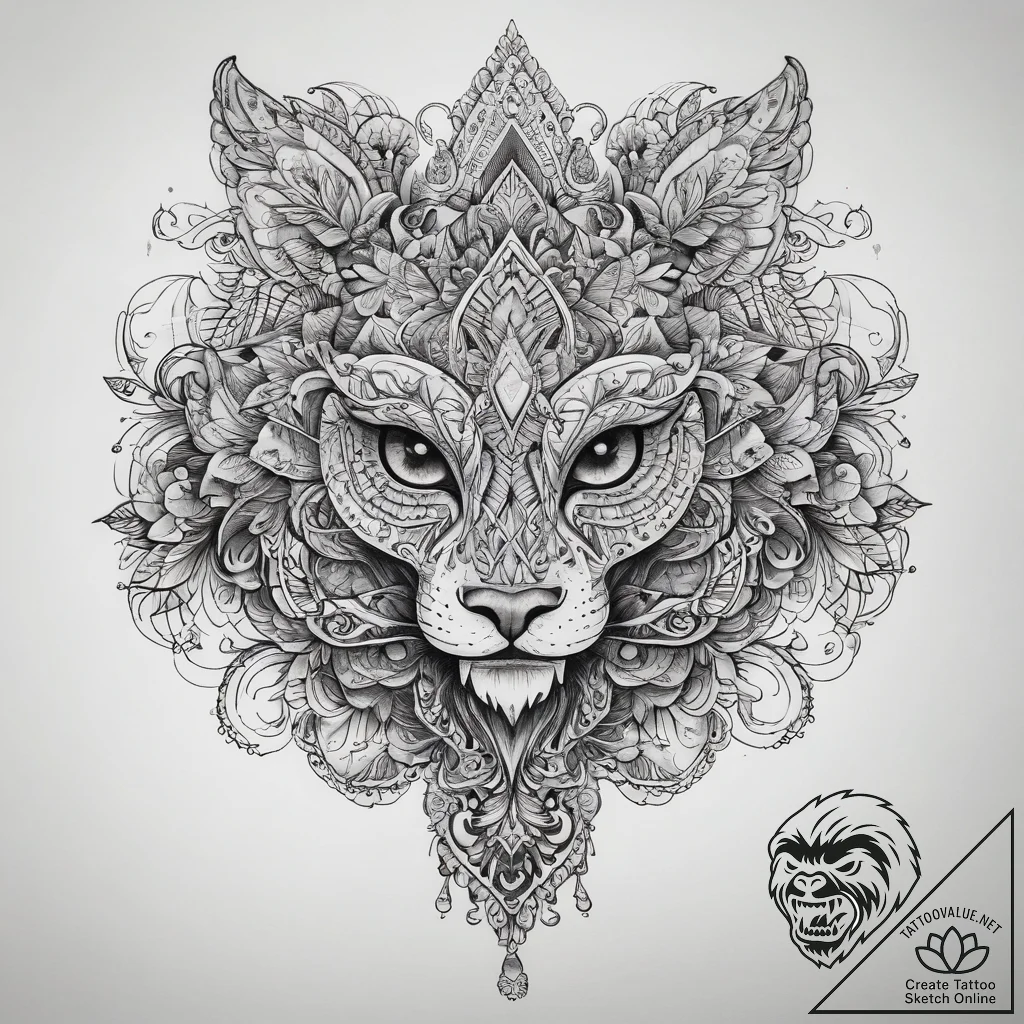 Tattoo sketch lace tattoo, ink illustration f... - tattoo sketch (№1759235542_0, 30.09.2025 12:32) — tattoovalue.net