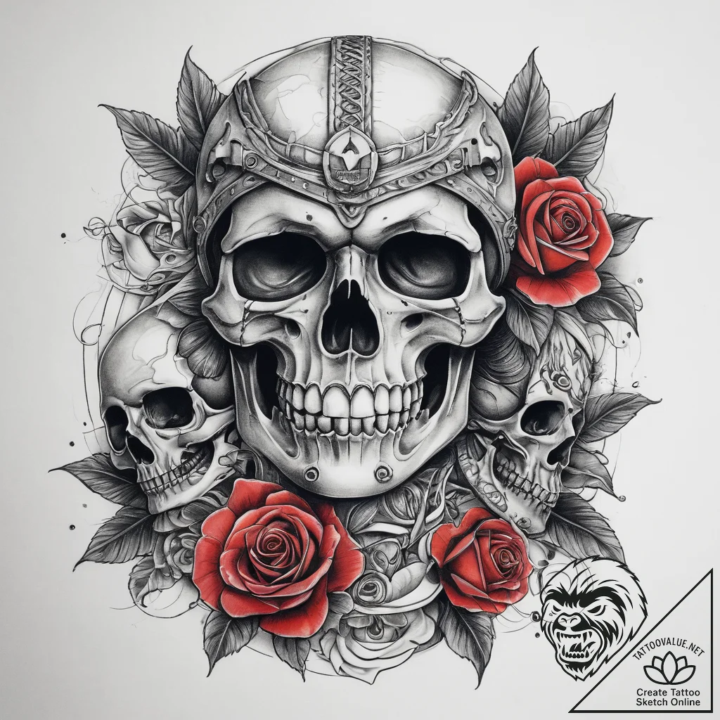 Tattoo sketch gladiator, tattoo flash sheet d... - tattoo sketch (№1759236719_0, 30.09.2025 12:51) — tattoovalue.net