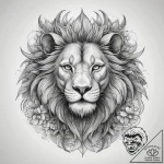 Tattoo sketch reggae lion of judah, concept a… – tattoo sketch (№1759239653_0, 30.09.2025 13:40) — tattoovalue.net