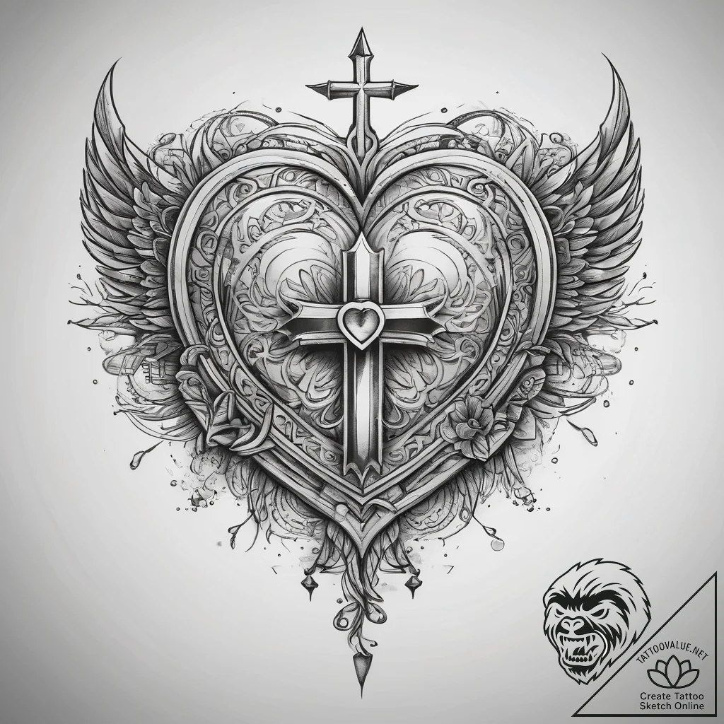 Tattoo sketch hieroglyphic symbol for "love"... - tattoo sketch (№1759241408_0, 30.09.2025 14:10) — tattoovalue.net