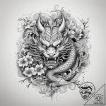 Tattoo sketch cosmic myth, tattoo sketch desi… – tattoo sketch (№1759245937_0, 30.09.2025 15:25) — tattoovalue.net