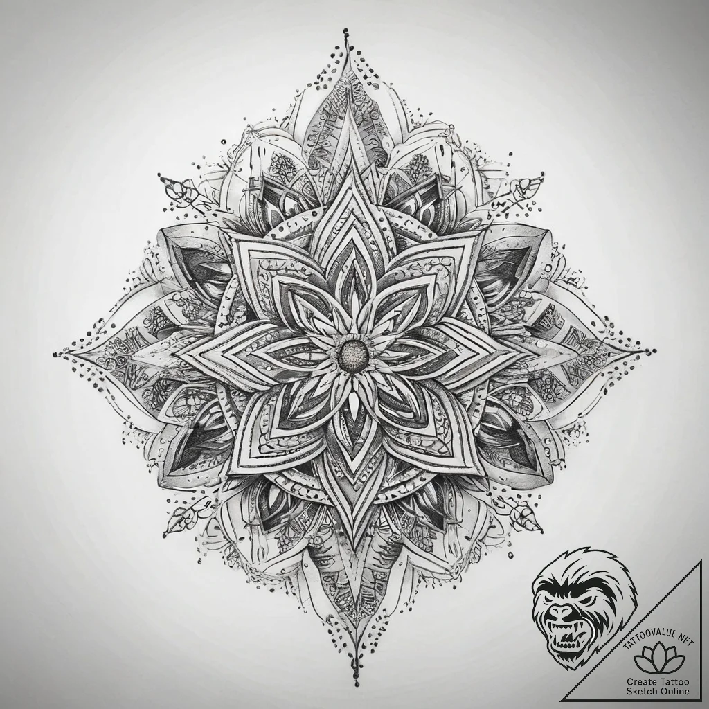 Tattoo sketch duplicate, tattoo flash sheet d... - tattoo sketch (№1759247505_0, 30.09.2025 15:51) — tattoovalue.net