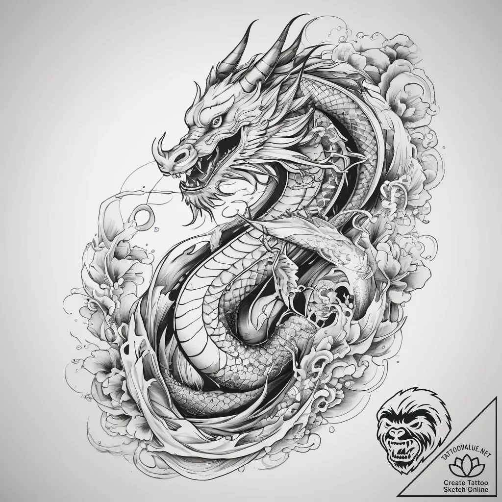 Tattoo sketch destiny, tattoo sketch design,... - tattoo sketch (№1759335070_0, 01.10.2025 16:11) — tattoovalue.net