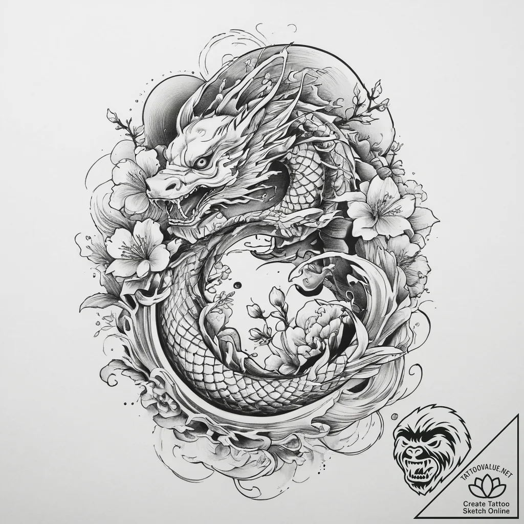 Tattoo sketch destiny, tattoo sketch design,... - tattoo sketch (№1759338033_0, 01.10.2025 17:00) — tattoovalue.net