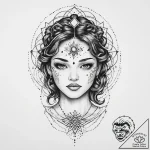 Tattoo sketch cosmic person, tattoo sketch de… – tattoo sketch (№1759339817_0, 01.10.2025 17:30) — tattoovalue.net