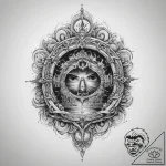 Tattoo sketch holy well – tattoo sketch (№1759344159_0, 01.10.2025 18:42) — tattoovalue.net