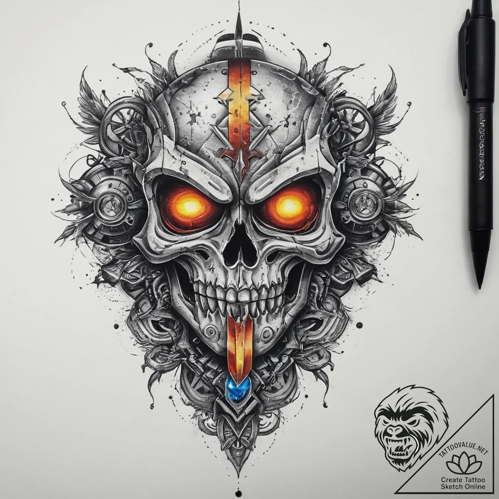 Tattoo sketch gamer iconic video game charact... - tattoo sketch (№1759346533_0, 01.10.2025 19:22) — tattoovalue.net