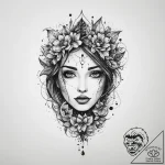 Tattoo sketch body, tattoo line art, dotwork… – tattoo sketch (№1759347527_0, 01.10.2025 19:38) — tattoovalue.net